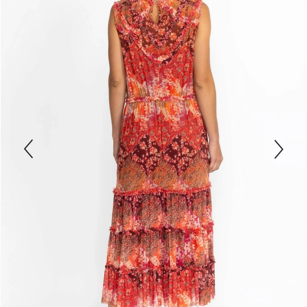 Johnny Was Josephina Mesh Midi Dress - Picture 2 of 8